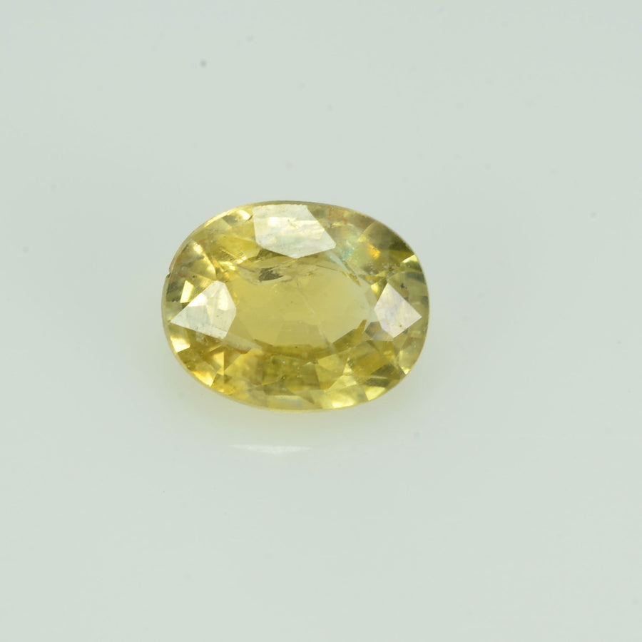 0.61 cts Natural Yellow Sapphire Loose Gemstone Oval Cut