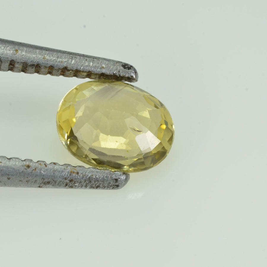 0.62 cts Natural Yellow Sapphire Loose Gemstone Oval Cut