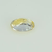 0.64 cts Natural Yellow Sapphire Loose Gemstone Oval Cut