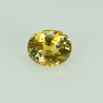 0.71 cts Natural Yellow Sapphire Loose Gemstone Oval Cut
