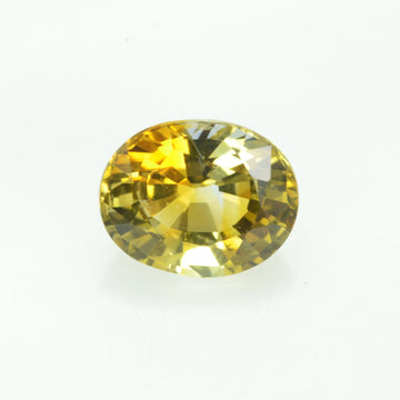 0.74 cts Natural Yellow Sapphire Loose Gemstone Oval Cut
