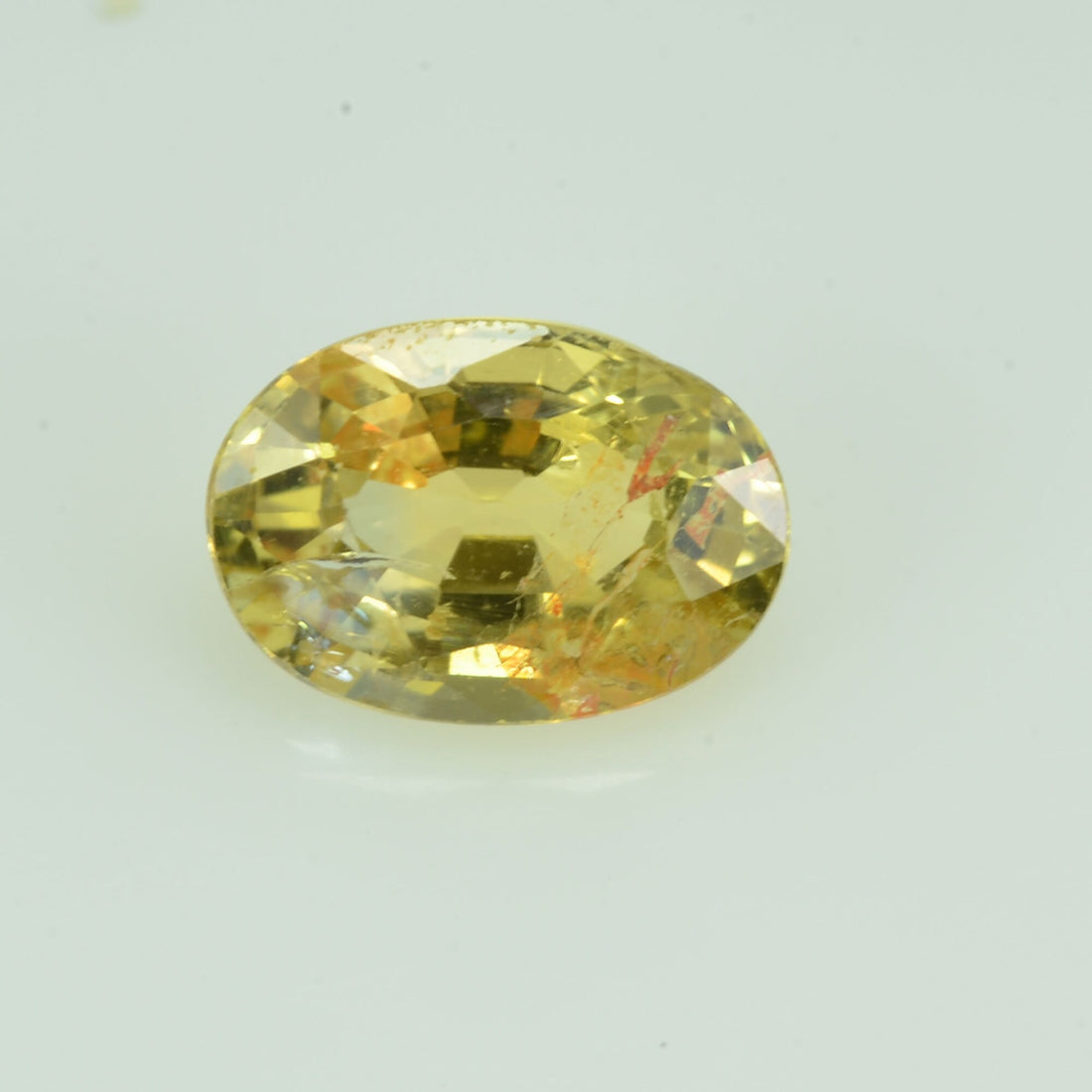0.91 cts Natural Yellow Sapphire Loose Gemstone Oval Cut