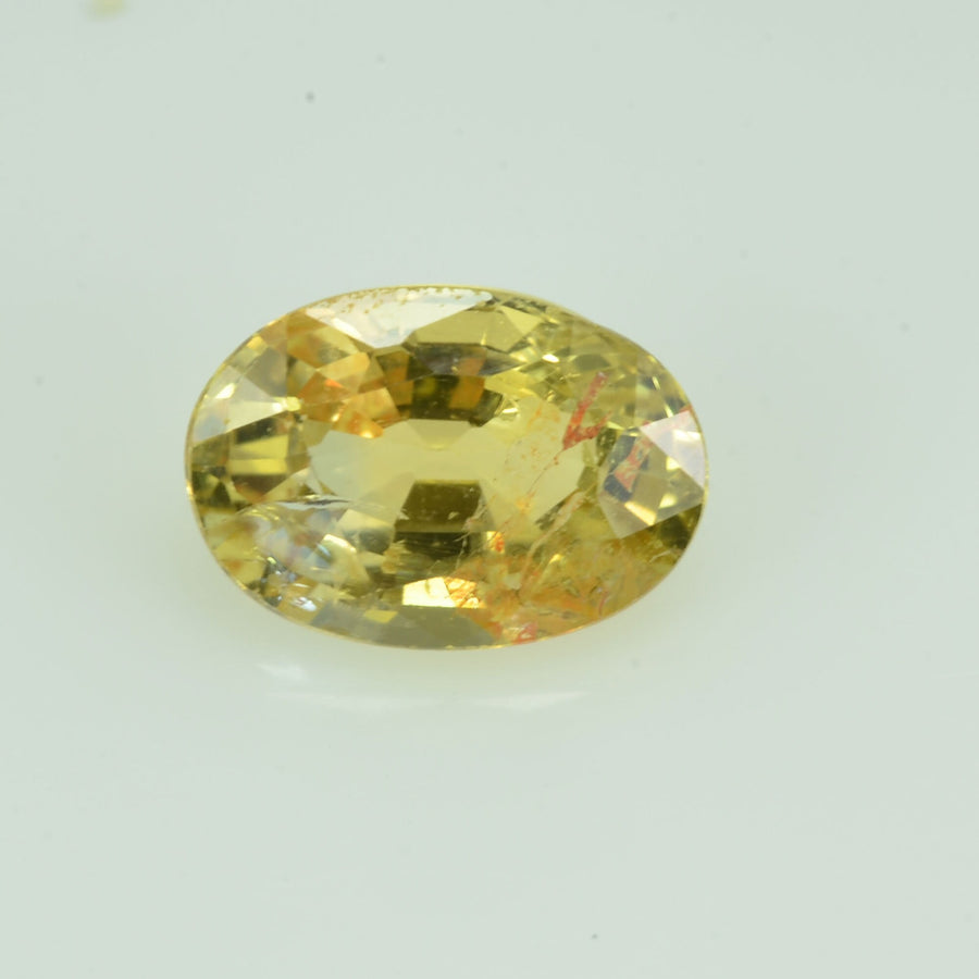 0.91 cts Natural Yellow Sapphire Loose Gemstone Oval Cut