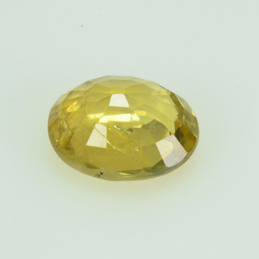 1.20 cts Natural Yellow Sapphire Loose Gemstone Oval Cut