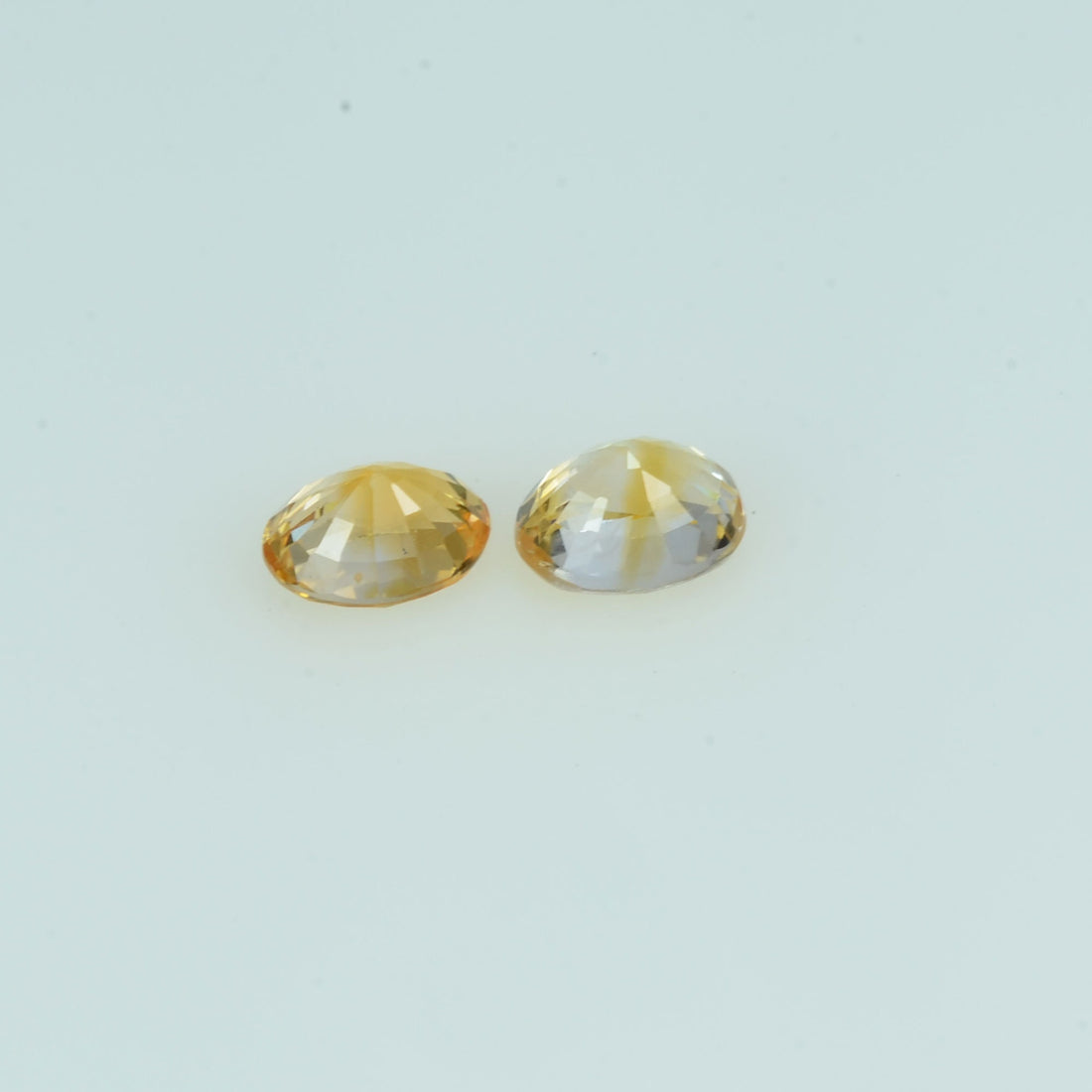 0.48 cts Natural Fancy Sapphire Loose Pair Gemstone Oval Cut