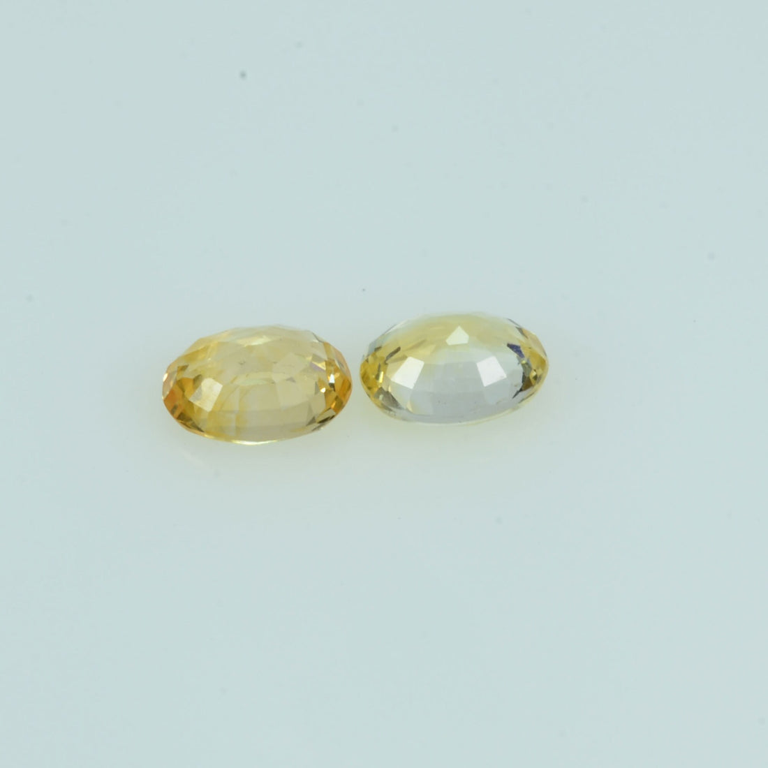 0.48 cts Natural Fancy Sapphire Loose Pair Gemstone Oval Cut