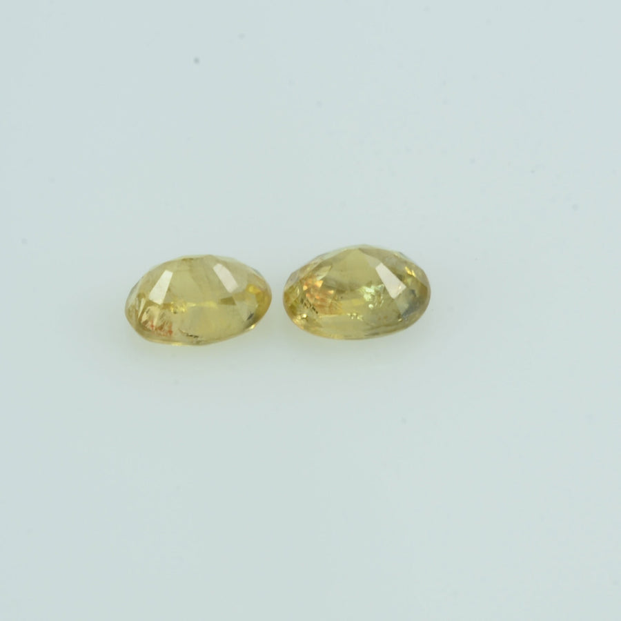 0.66 cts Natural Fancy Sapphire Loose Pair Gemstone Oval Cut