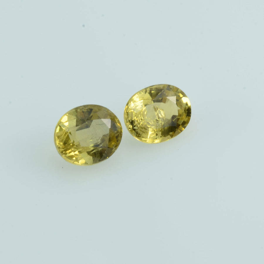 0.99 cts Natural Fancy Sapphire Loose Pair Gemstone Oval Cut