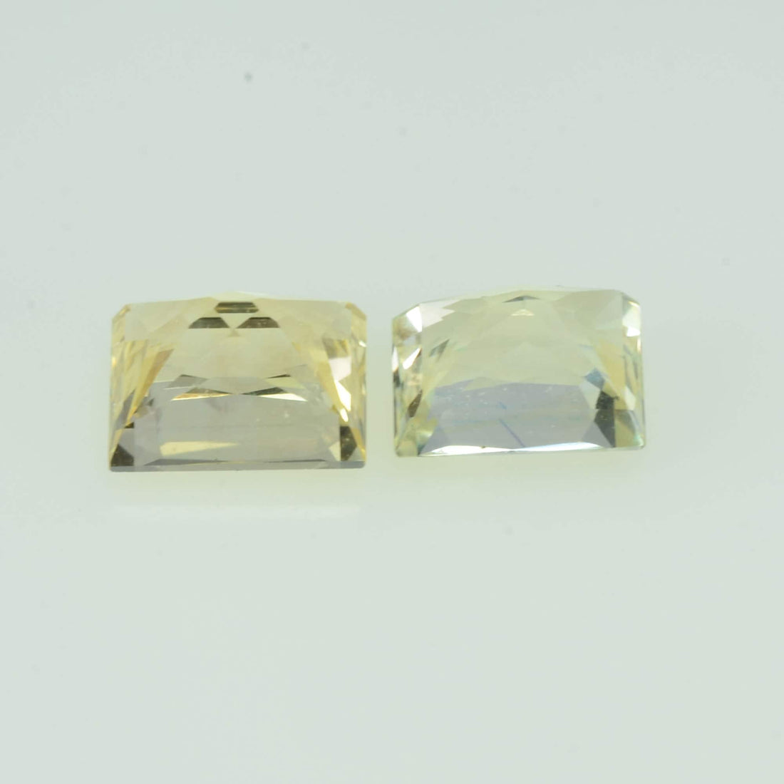 1.20 cts Natural Yellow Sapphire Loose Pair Gemstone Baguette Cut