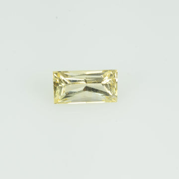 0.52 cts Natural Yellow Sapphire Loose Pair Gemstone Baguette Cut