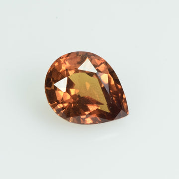 1.45 cts Natural Orange Sapphire Loose Gemstone Oval Cut