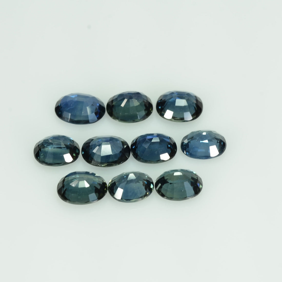 6x5 Natural Calibrated Blue Sapphire Loose Gemstone Oval Cut