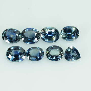 6x5 Natural Calibrated Blue Sapphire Loose Gemstone Oval Cut