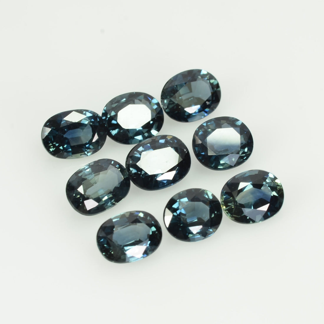 6x5 Natural Calibrated Blue Sapphire Loose Gemstone Oval Cut