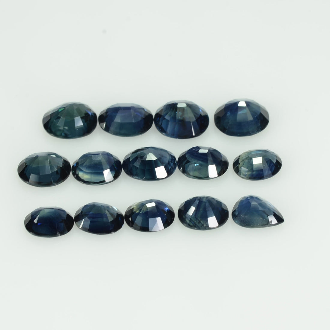 6x5 Natural Calibrated Blue Sapphire Loose Gemstone Oval Cut