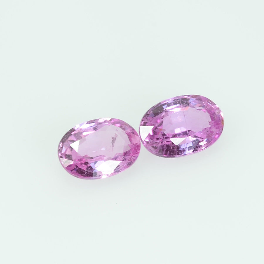 1.25 cts Natural  Pink Sapphire Loose Gemstone oval Cut