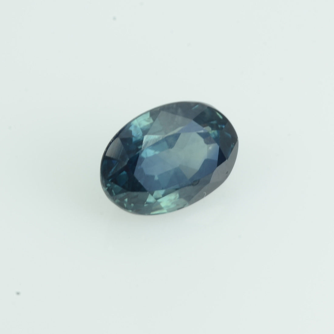 0.67 cts Natural Teal Blue Sapphire Loose Gemstone Oval Cut