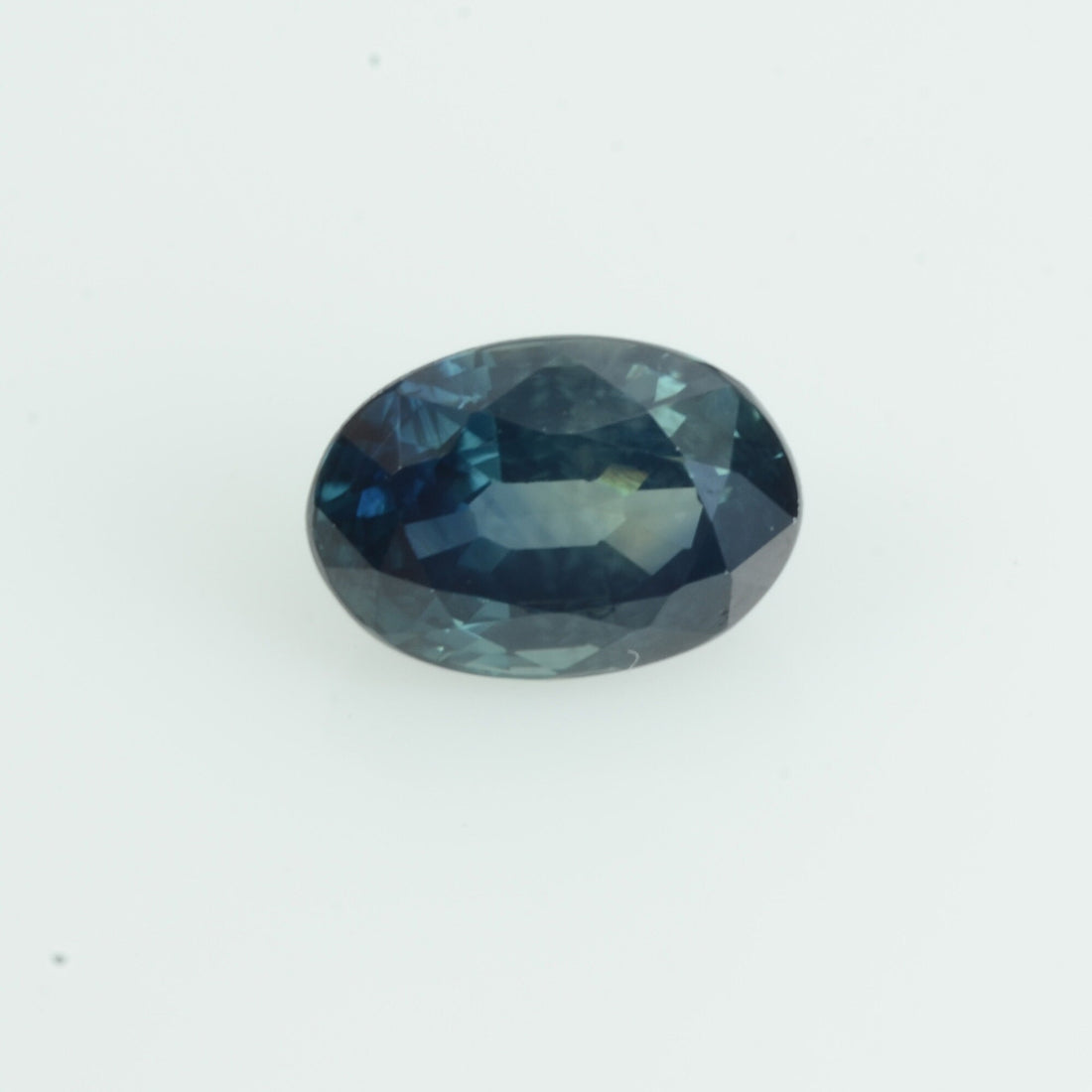 0.67 cts Natural Teal Blue Sapphire Loose Gemstone Oval Cut