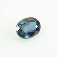 0.78 cts Natural Teal Blue Sapphire Loose Gemstone Oval Cut