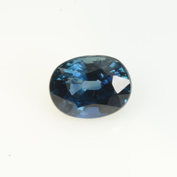 0.88 cts Natural Teal Blue Sapphire Loose Gemstone Oval Cut