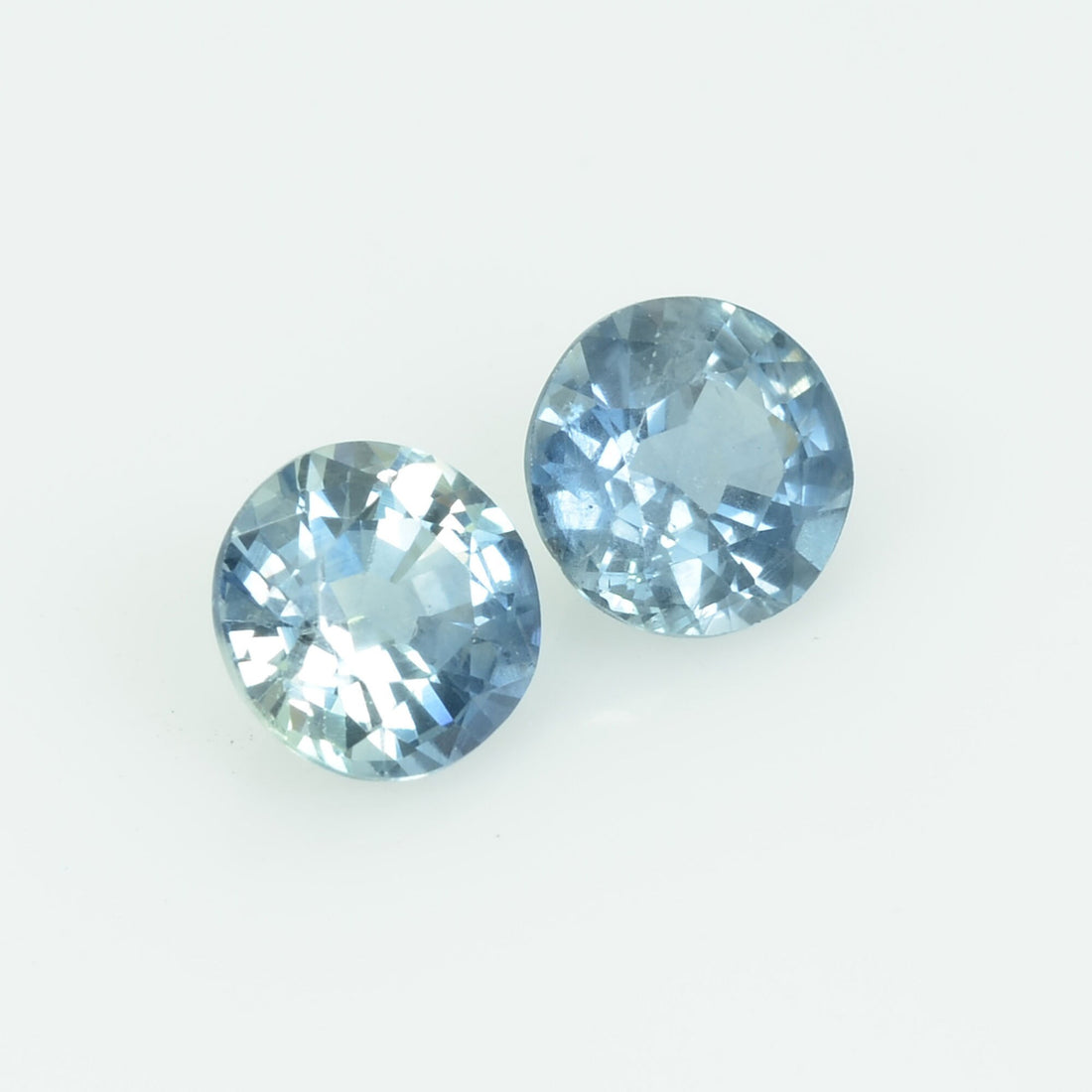 6.00 MM Natural Blue Sapphire Loose Pair Gemstone Round Cut