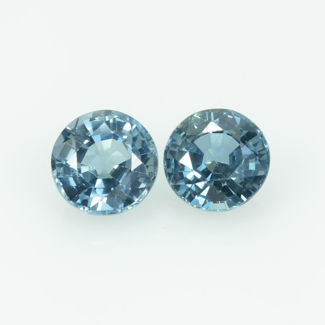 6.00 MM Natural Blue Sapphire Loose Pair Gemstone Round Cut - Thai Gems Export Ltd.