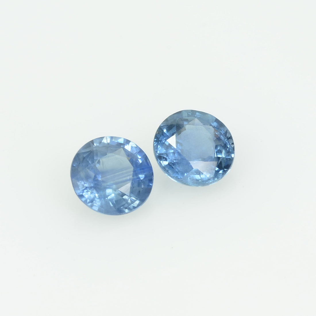 5 MM Natural Blue Sapphire Loose Pair Gemstone Round Cut - Thai Gems Export Ltd.