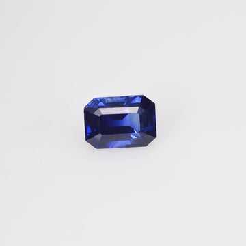 0.76 cts Natural Blue Sapphire Loose Gemstone Emerald Cut