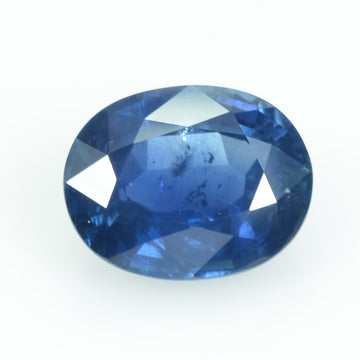 3.73 cts natural blue sapphire loose gemstone oval cut
