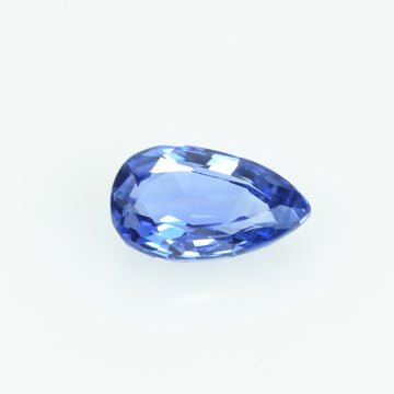 0.85 Cts Natural Blue Sapphire Loose Gemstone Pear Cut