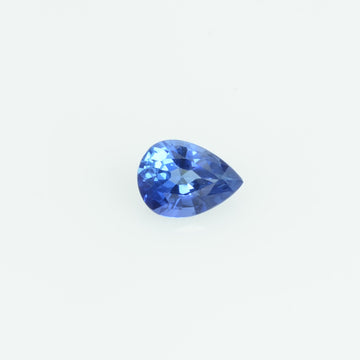 0.22 Cts Natural Blue Sapphire Loose Gemstone Pear Cut