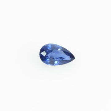 0.24 Cts Natural Blue Sapphire Loose Gemstone Pear Cut