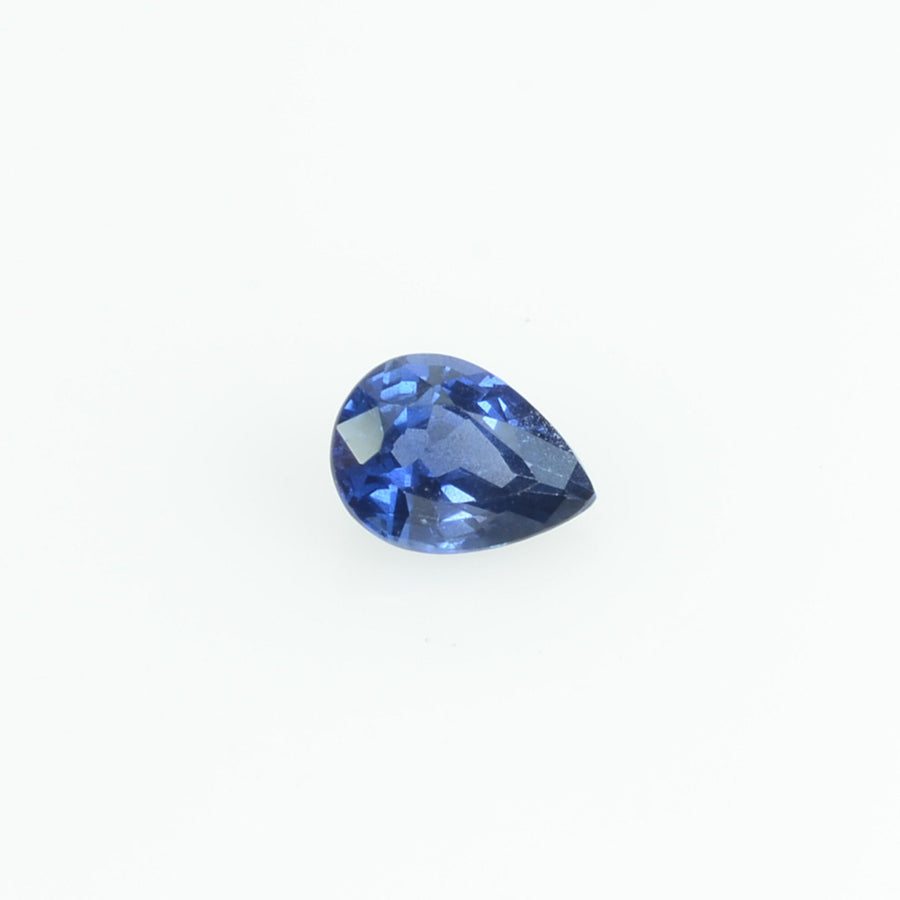 0.25 Cts Natural Blue Sapphire Loose Gemstone Pear Cut