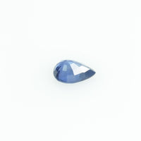 0.25 Cts Natural Blue Sapphire Loose Gemstone Pear Cut