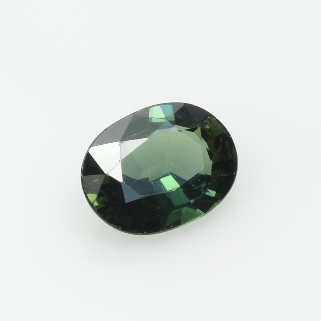 1.27 cts Natural Green Sapphire Loose Gemstone Oval Cut