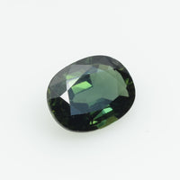 1.53 cts Natural Green Sapphire Loose Gemstone Oval Cut