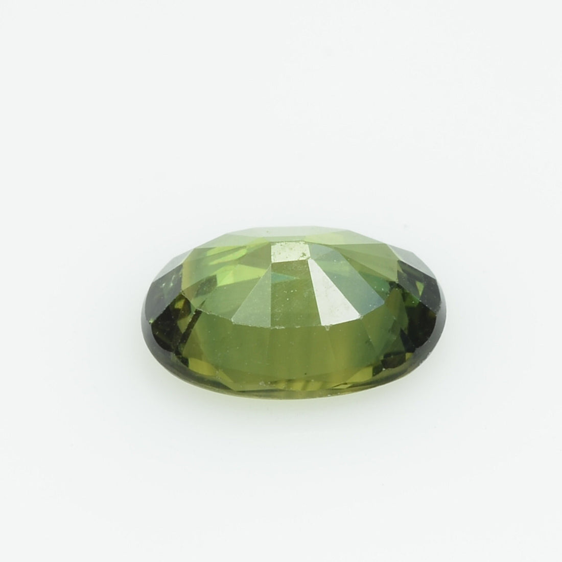 1.56 Cts Natural Green Sapphire Loose Gemstone Oval Cut