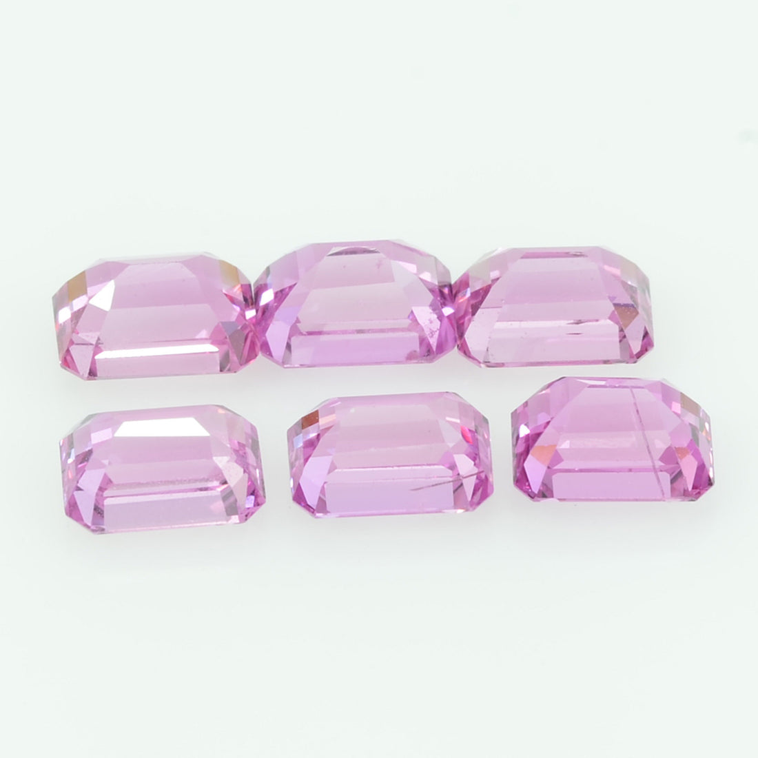 5x3.5 Natural Pink Sapphire Loose Gemstone Octagon Cut