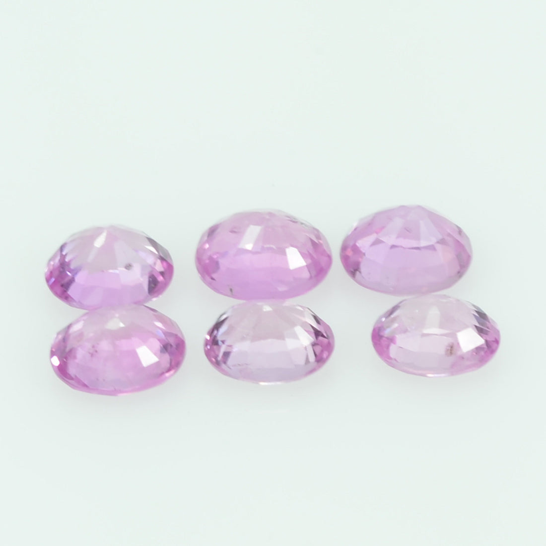 4.5x3.5 Natural  Pink Sapphire Loose Gemstone oval Cut