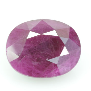 6.47 Cts Natural Ruby Loose Gemstone Oval Cut