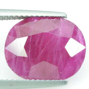 7.71 Cts Natural Ruby Loose Gemstone Oval Cut