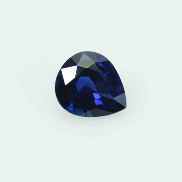 0.98 cts Natural Blue Sapphire Loose Gemstone Pear Cut