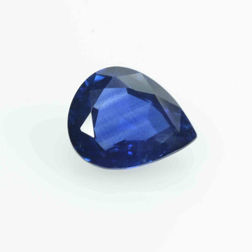 1.82 cts Natural Blue Sapphire Loose Gemstone Pear Cut