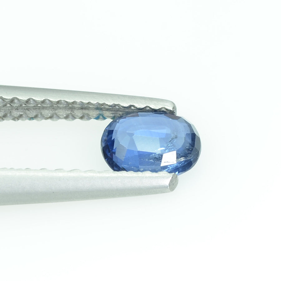 0.55 Cts Natural Blue Sapphire Loose Gemstone Oval Cut