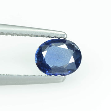 0.81 Cts Natural Blue Sapphire Loose Gemstone Oval Cut