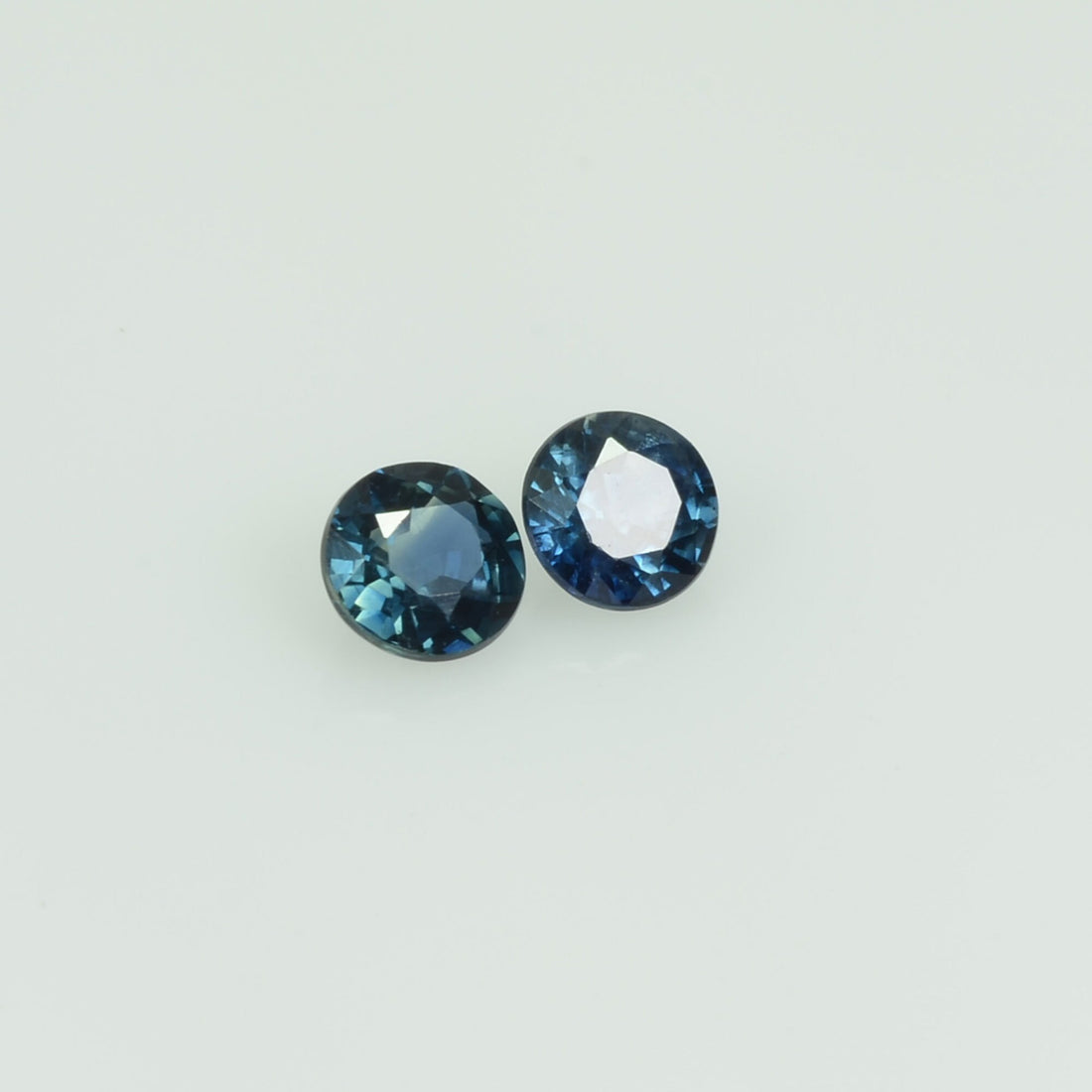 3.5-3.6 mm Natural Blue Sapphire Loose Pair Gemstone Round Cut