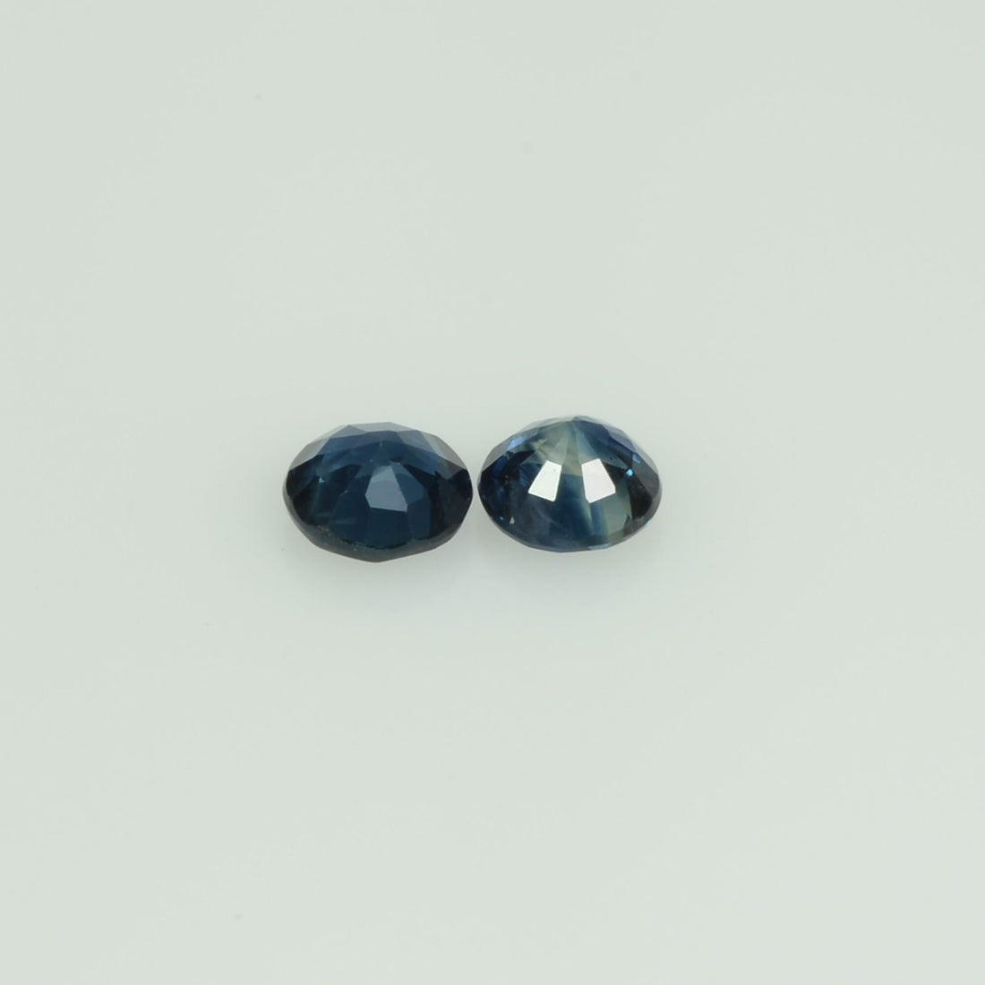 3.5-3.6 mm Natural Blue Sapphire Loose Pair Gemstone Round Cut