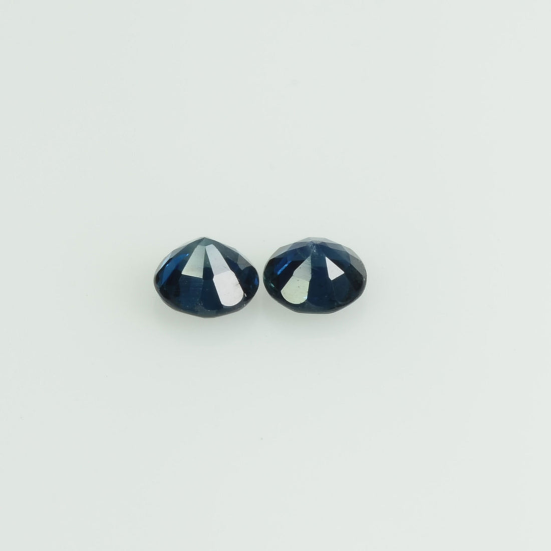 3.5-3.6 mm Natural Blue Sapphire Loose Pair Gemstone Round Cut