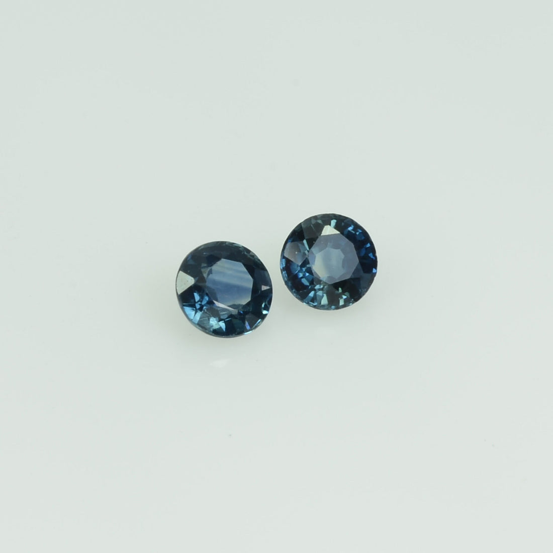 3.4 mm Natural Blue Sapphire Loose Gemstone Round Cut
