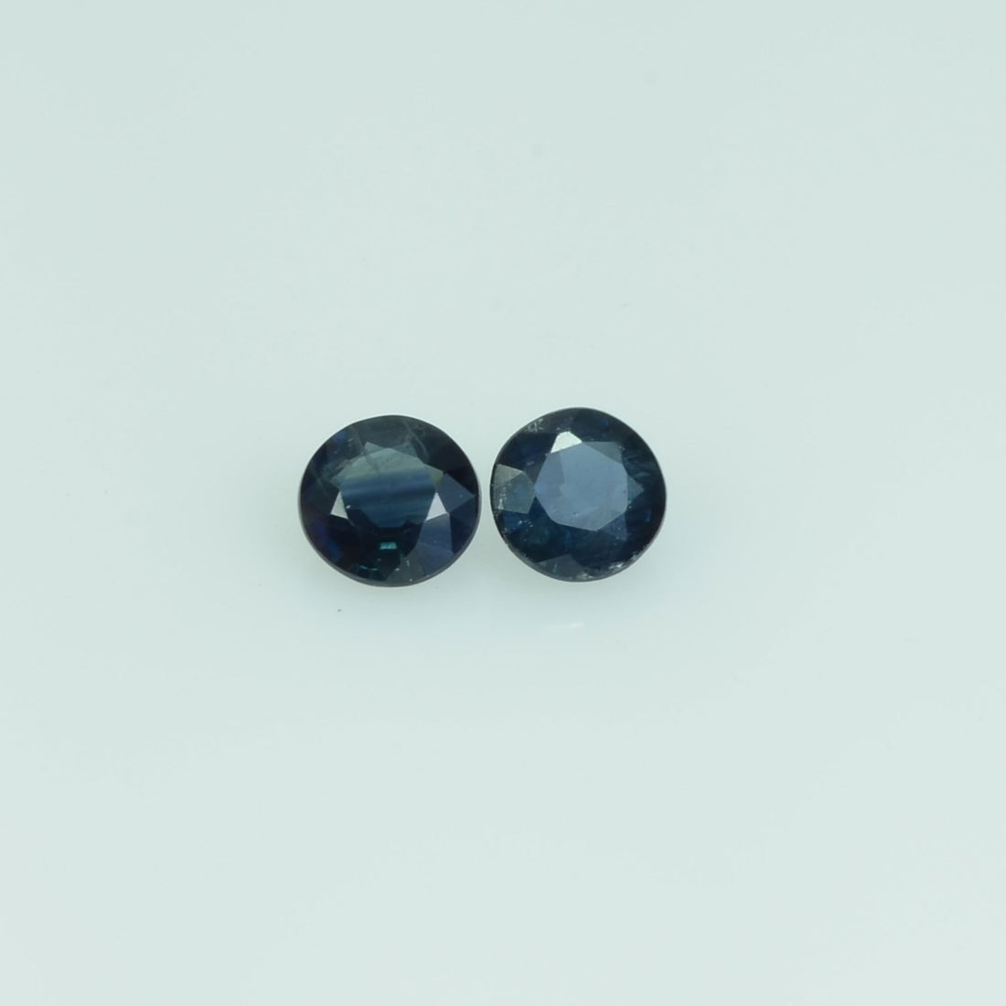3.4 mm Natural Blue Sapphire Loose Gemstone Round Cut